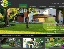 Tablet Screenshot of les-clefs-du-jardin.com
